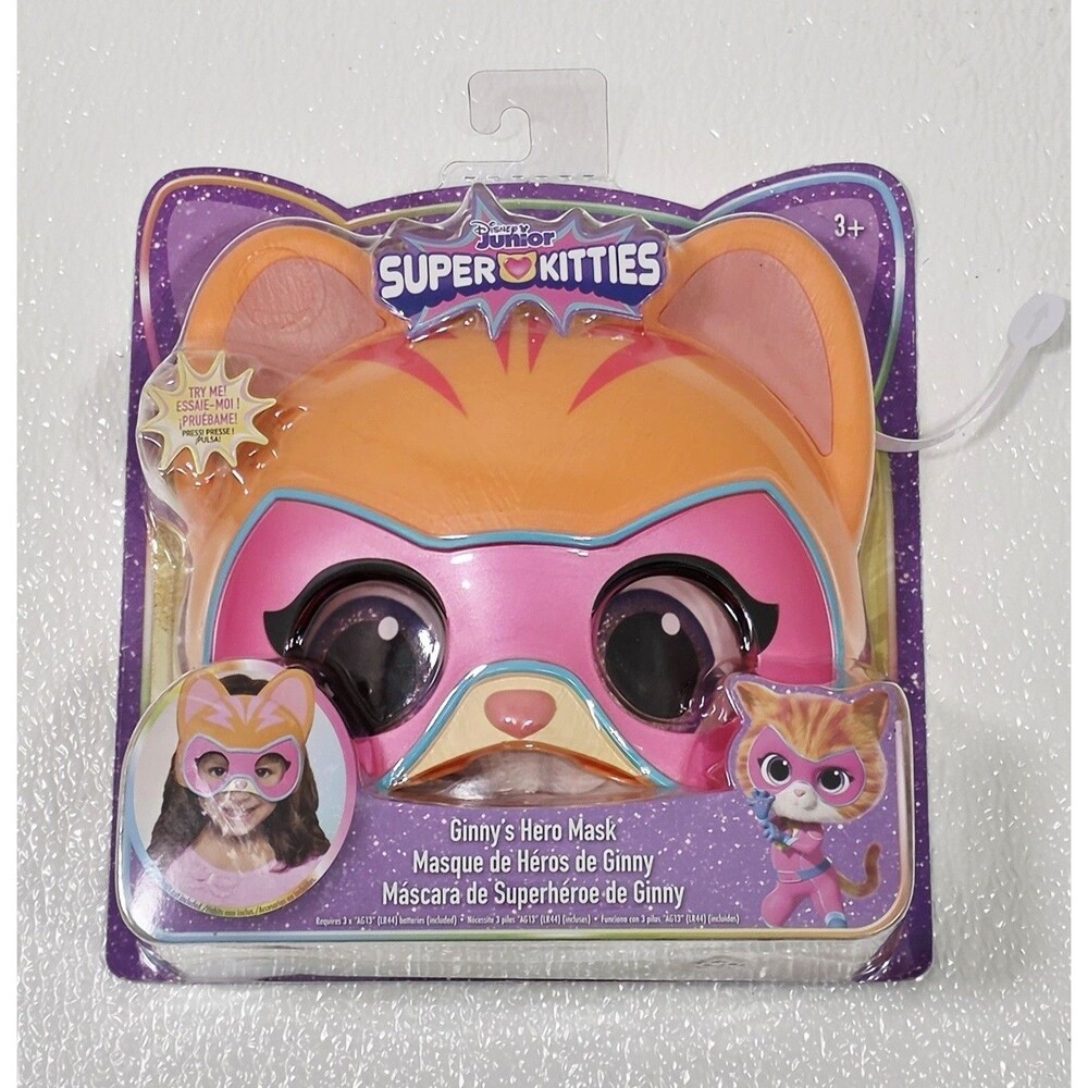 Disney Junior Super Kitties Interactive Mask Ginnys Hero Meow Cats Cartoon